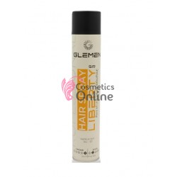 Fixativ spray pentru par cu fixare de lunga durata, Glemen Liberty 750 ml